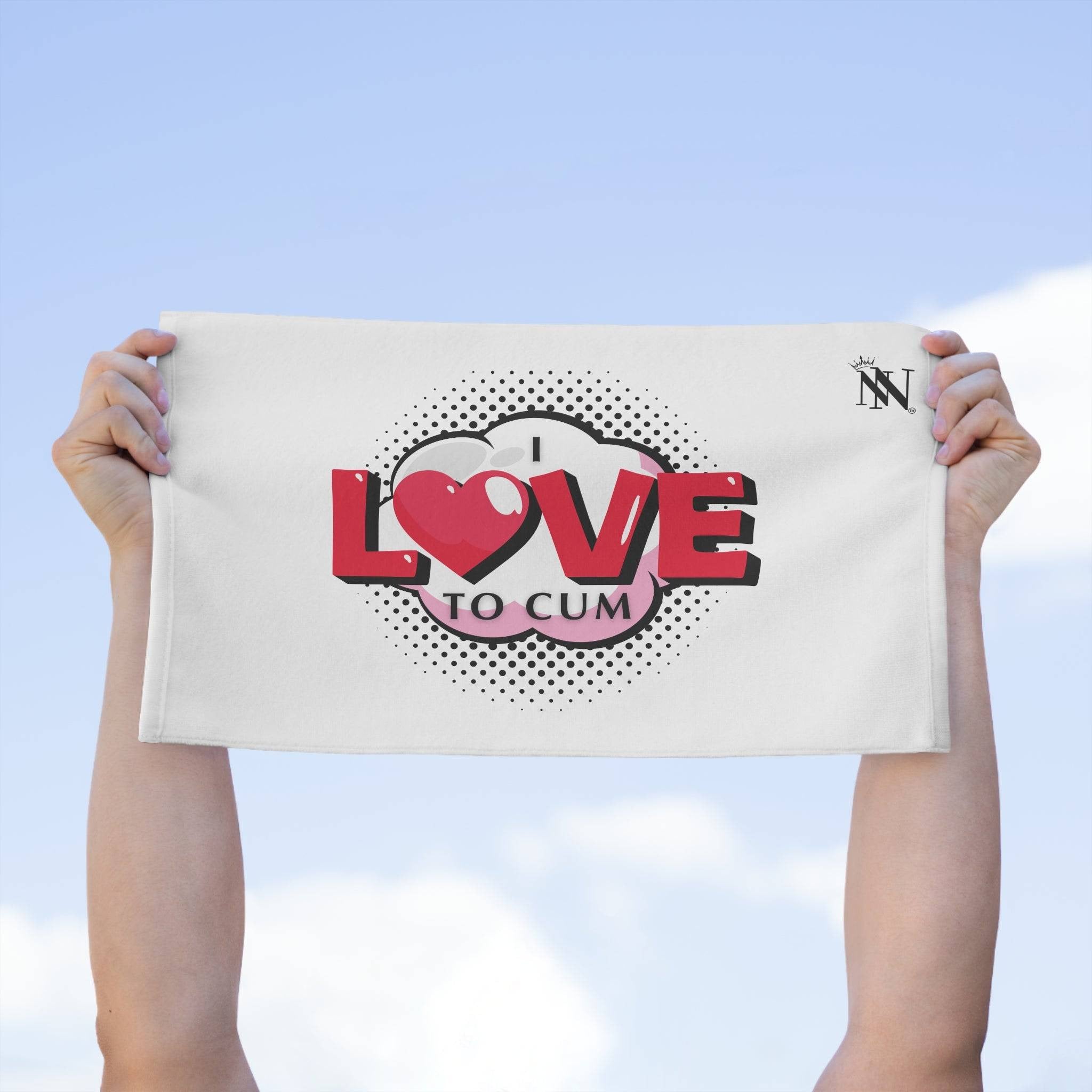 I Love to Cum | Mix & Match Soft Fun-Flirty Lovers’ Towels
