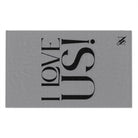 I Love Us! Grey Mix & Match Soft Sex Towels | Naughty Lovers’ Gifts