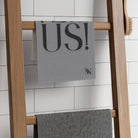 I Love Us! Grey Mix & Match Soft Sex Towels | Naughty Lovers’ Gifts