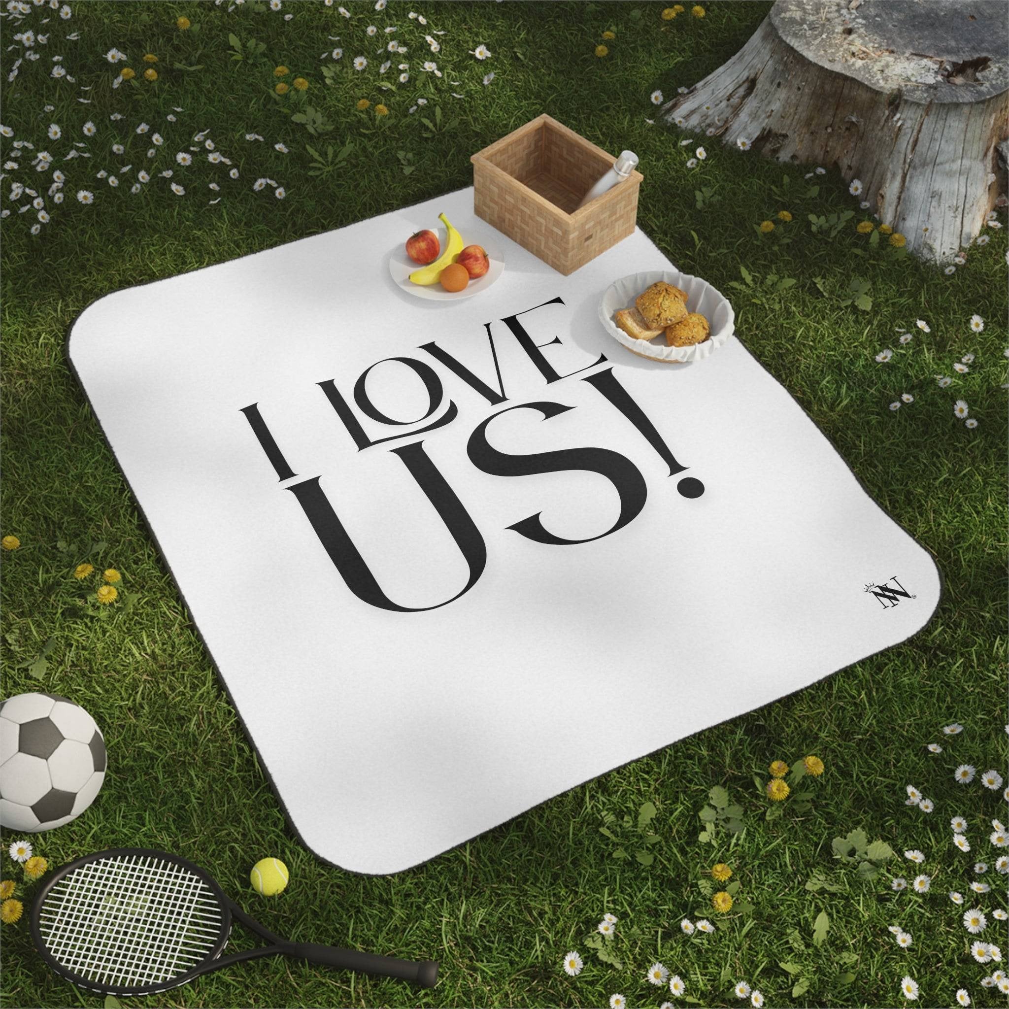 I Love Us! | Mix Match Fun-Flirty Lovers’ Water-Resistant Blankets