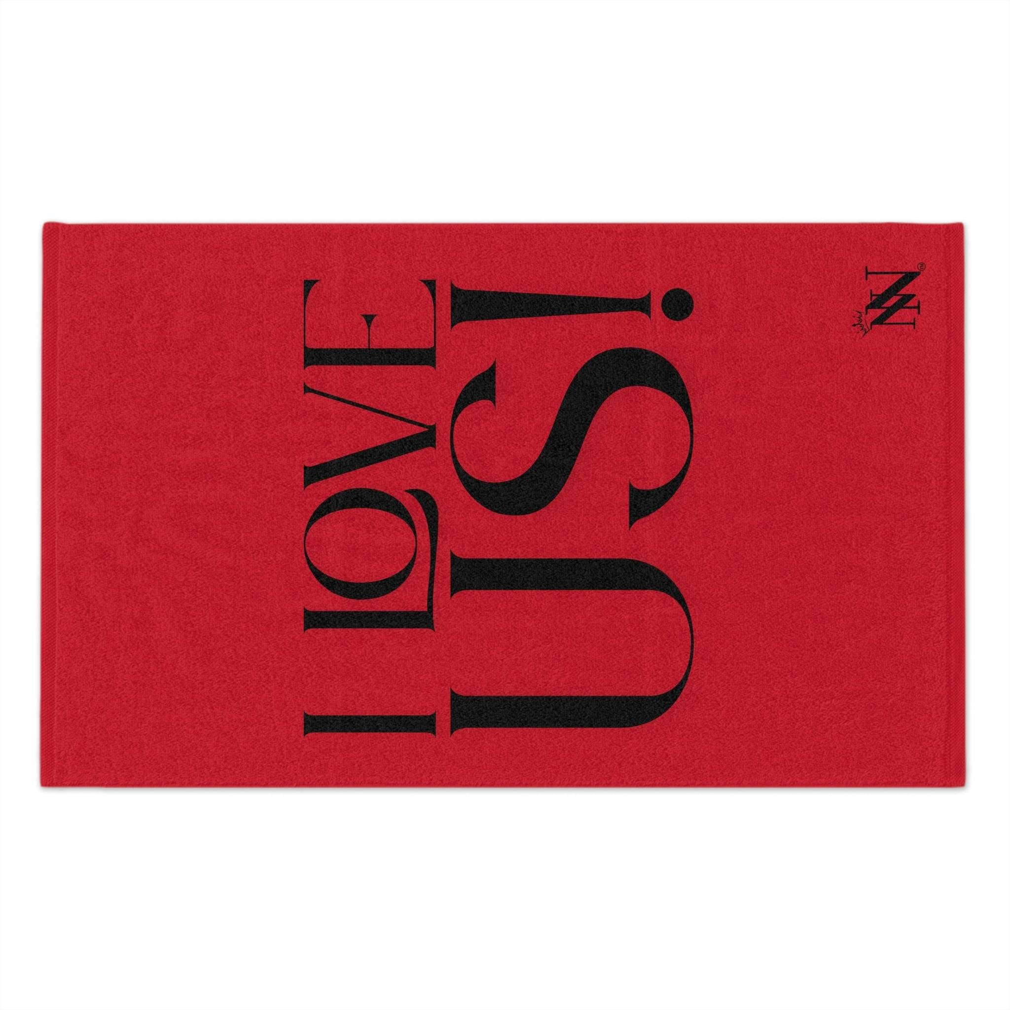 I Love Us! Red Mix & Match Soft Sex Towels | Naughty Lovers’ Gifts