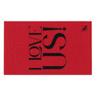 I Love Us! Red Mix & Match Soft Sex Towels | Naughty Lovers’ Gifts