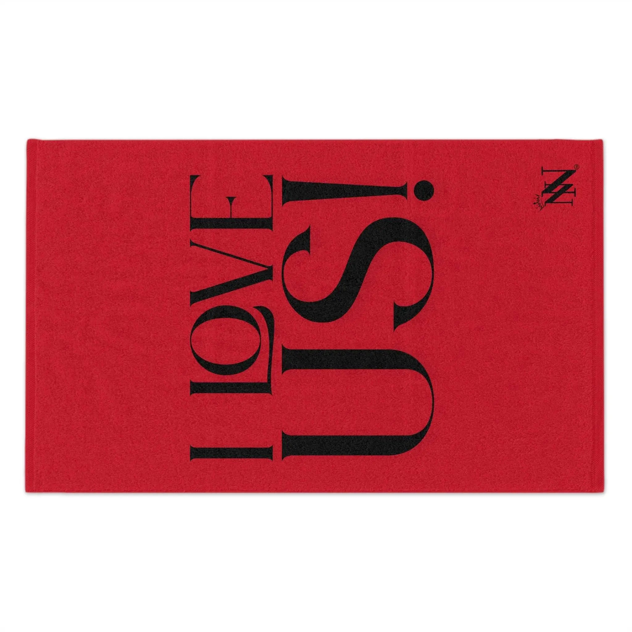 I Love Us! Red Mix & Match Soft Sex Towels | Naughty Lovers’ Gifts