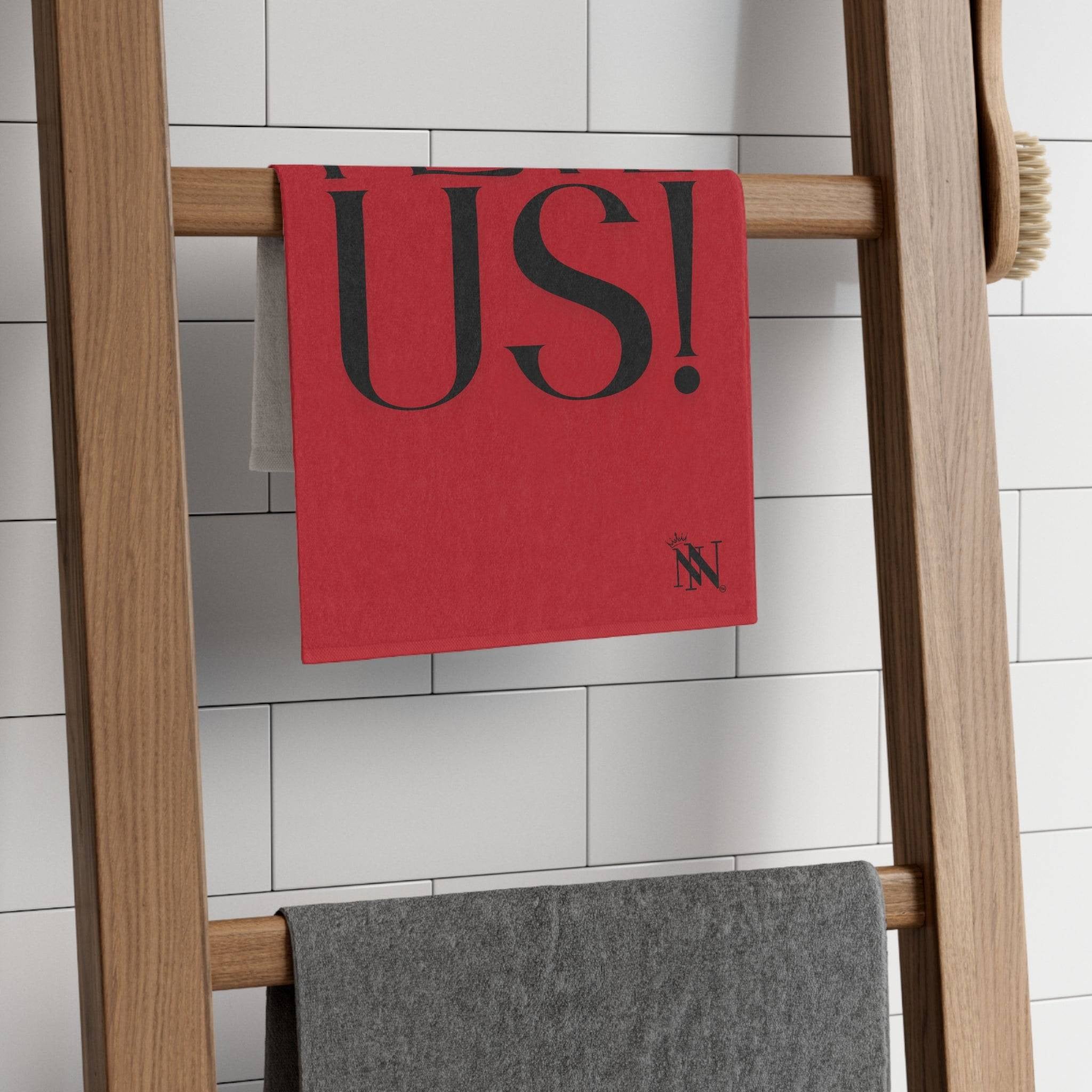 I Love Us! Red Mix & Match Soft Sex Towels | Naughty Lovers’ Gifts