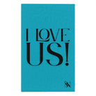 I Love Us! Teal Mix & Match Soft Sex Towels | Naughty Lovers’ Gifts
