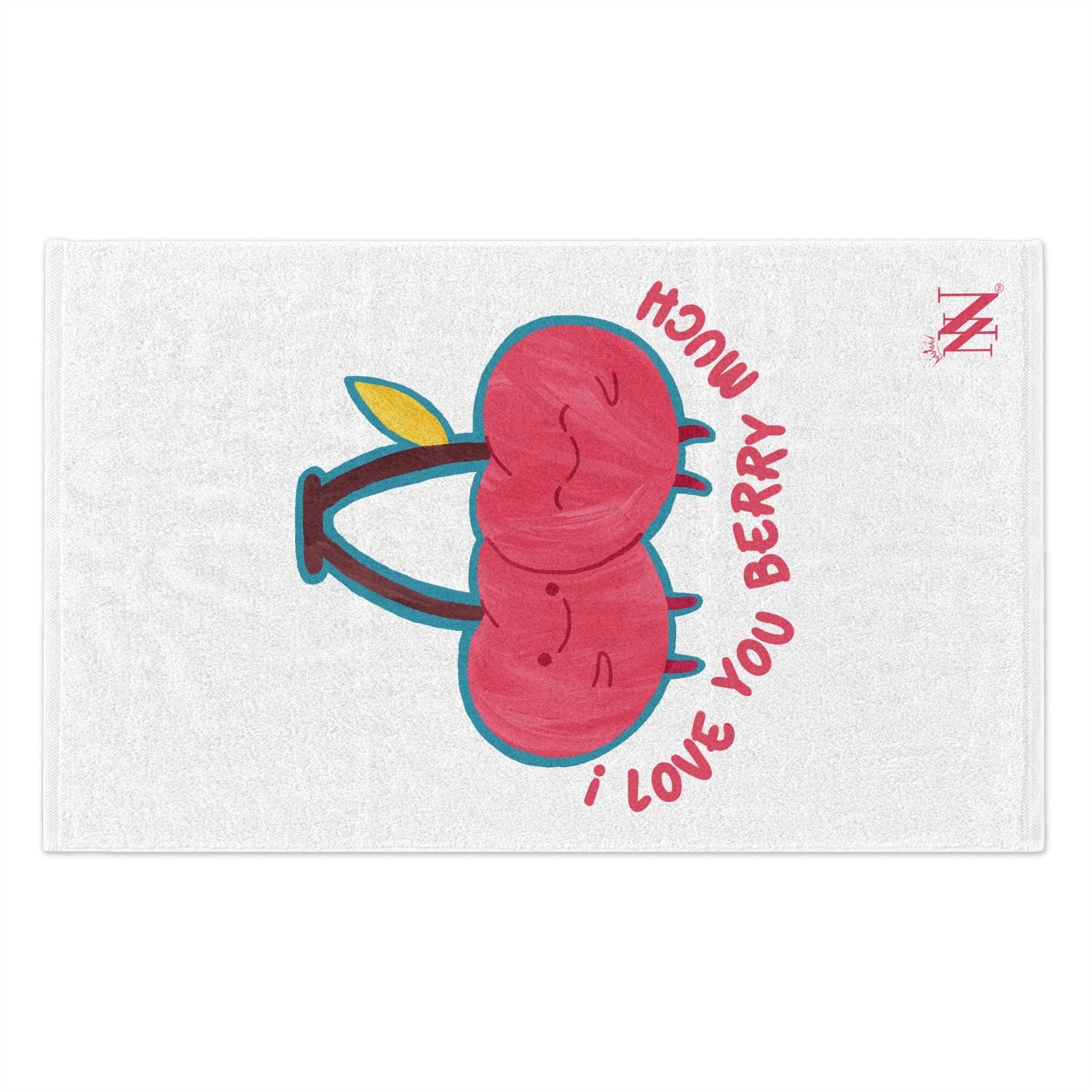 I Love You Berry Much | Mix & Match Soft Fun-Flirty Lovers’ Towels