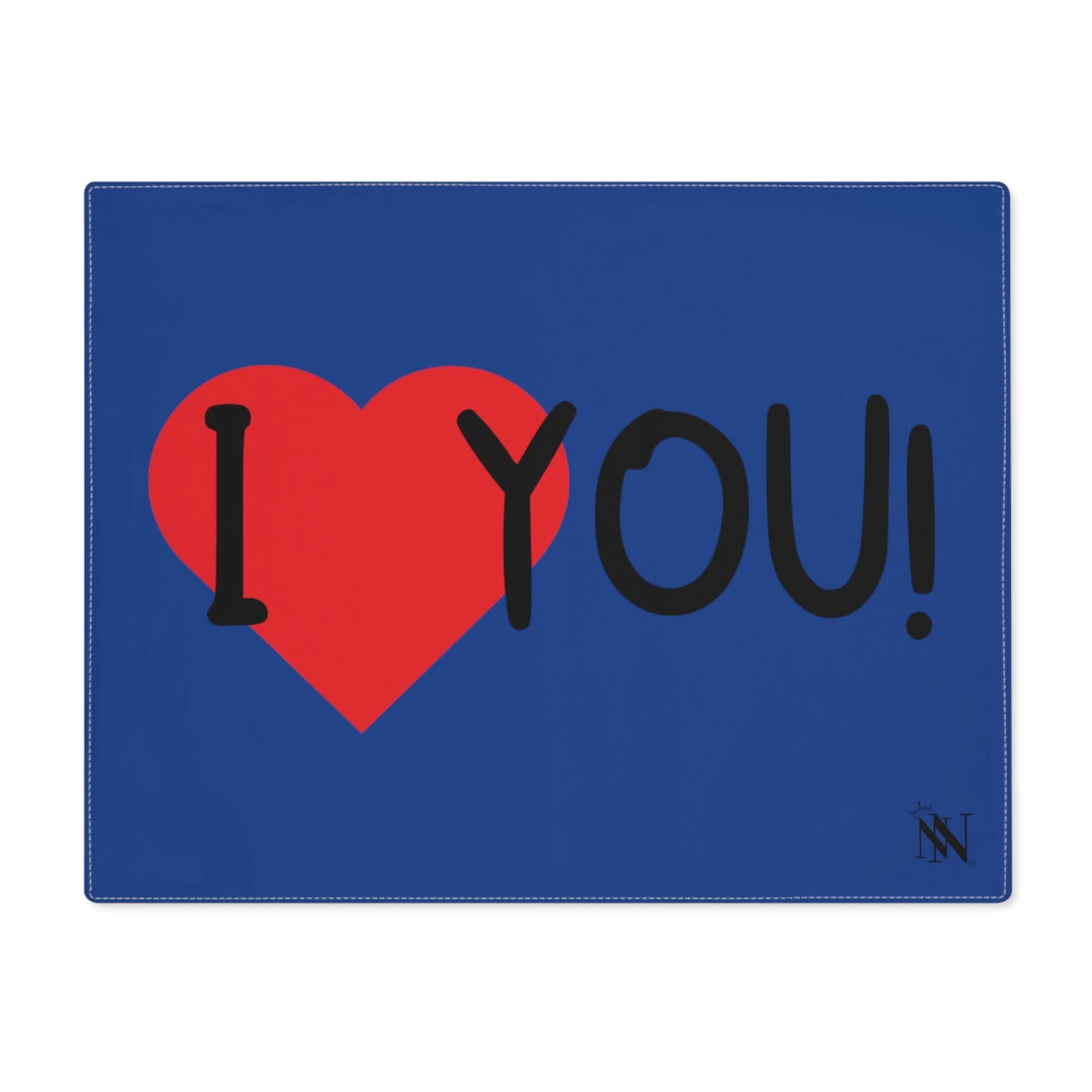 I Love You! Blue | Mix & Match Playful Fun-Flirty Lovers’ Toy Mats