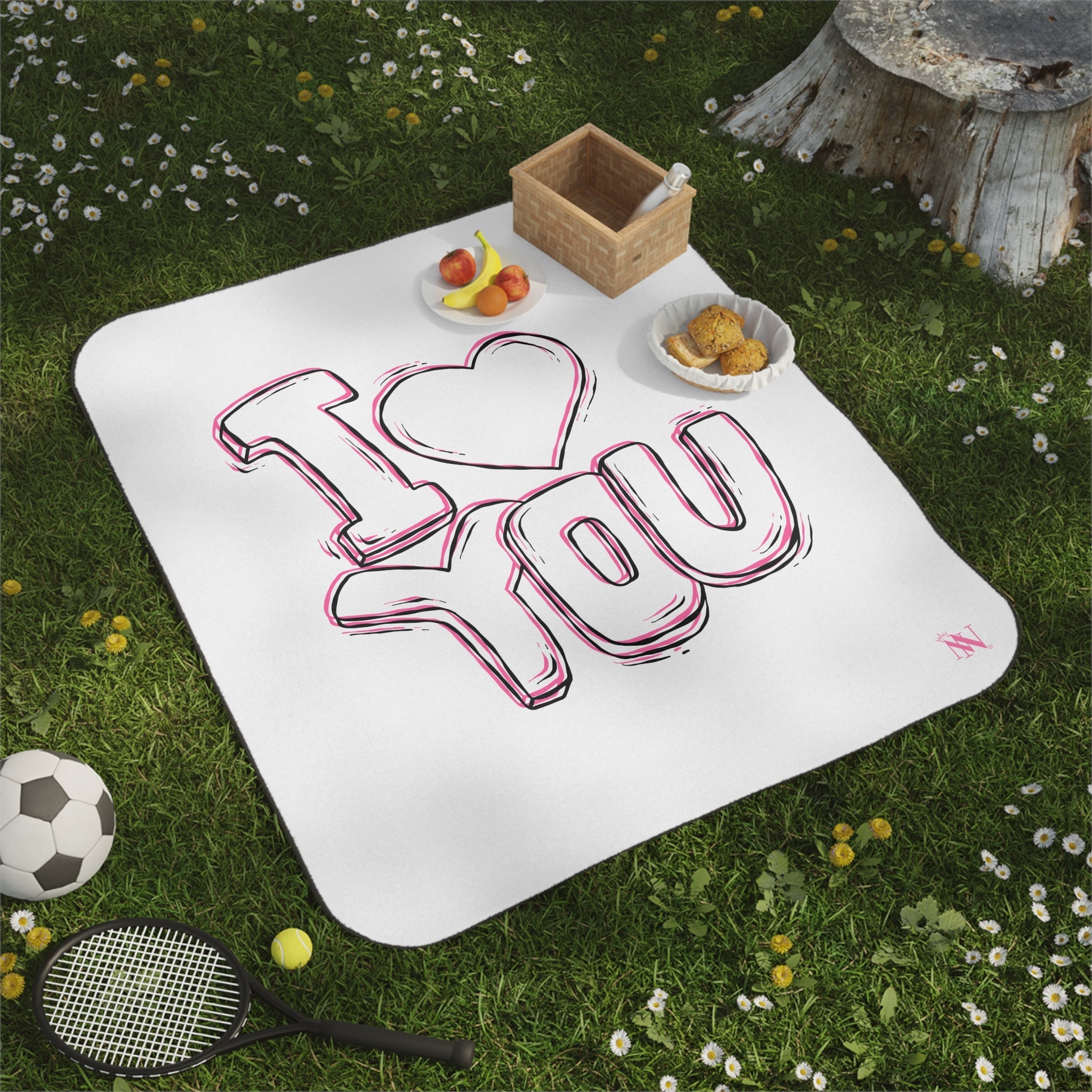 I Love You Bubble | Mix Match Fun-Flirty Lovers’ Water-Resistant Blankets