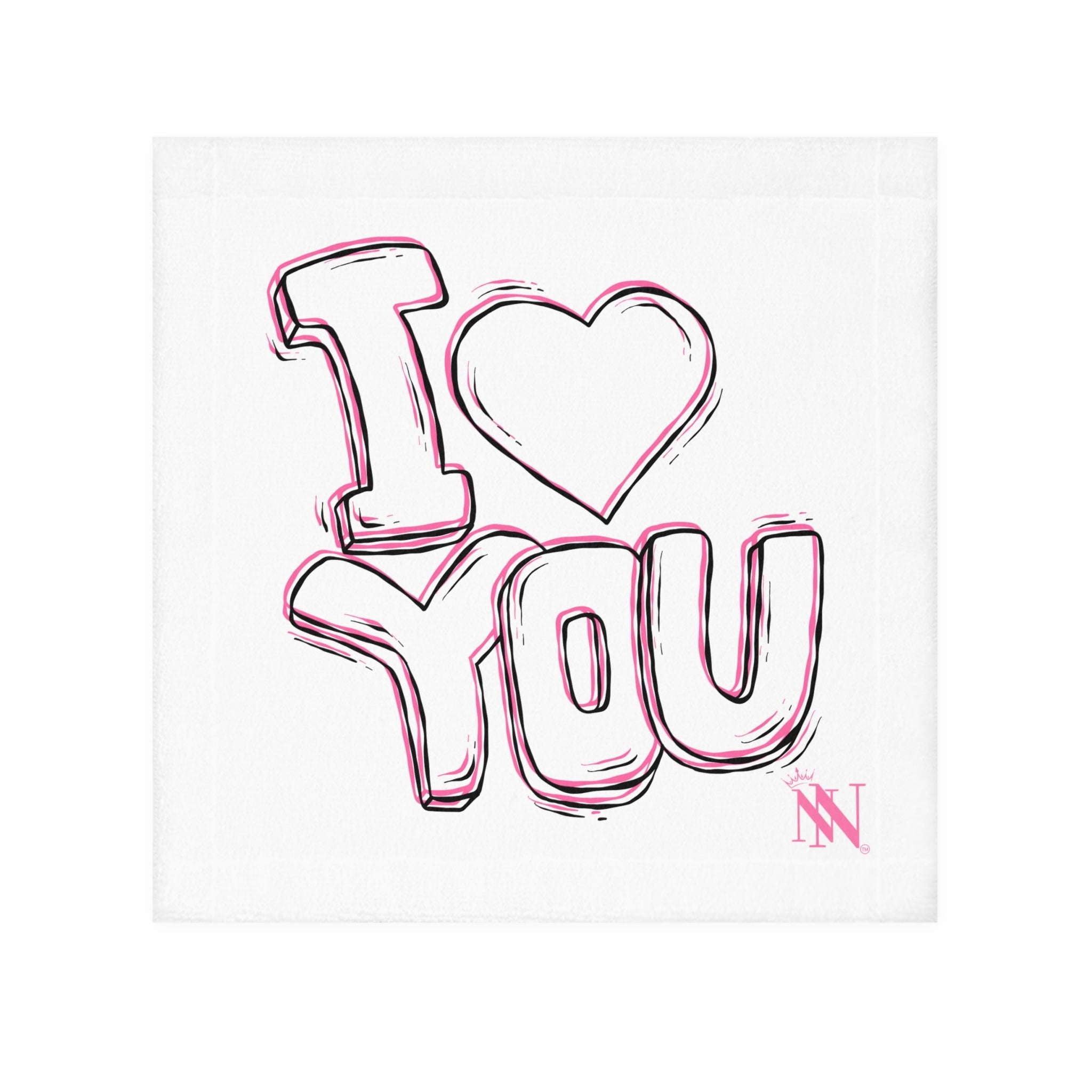 I Love You Bubble | Mix & Match Lils’ Fun-Flirty Lovers’ Towels