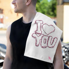 I Love You Bubble | Mix & Match Soft Fun-Flirty Lovers’ Towels