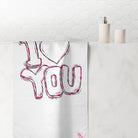 I Love You Bubble | Mix & Match XL Fun-Flirty Lovers’ Towels