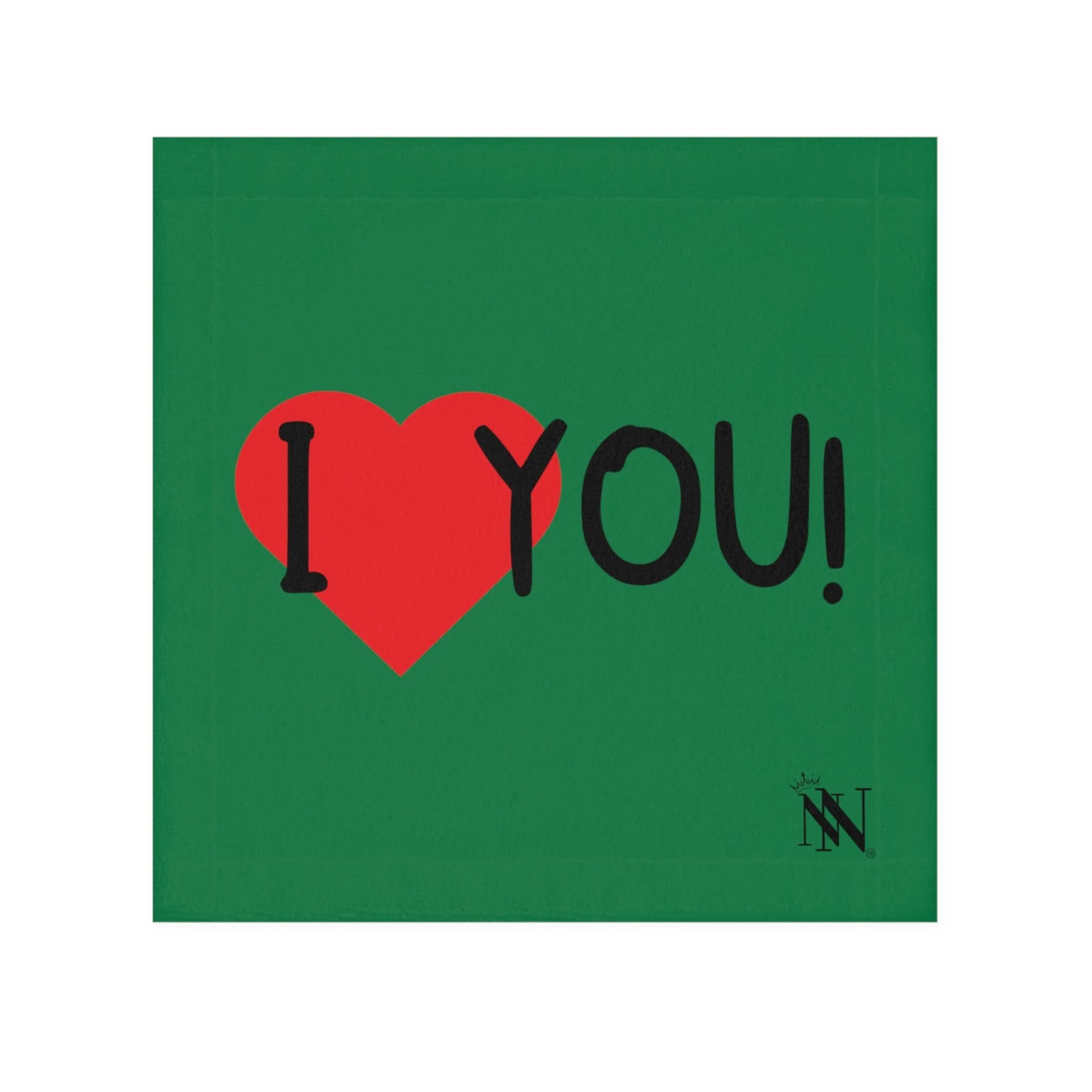 I Love You! Green | Mix & Match Lils’ Fun-Flirty Lovers’ Towels