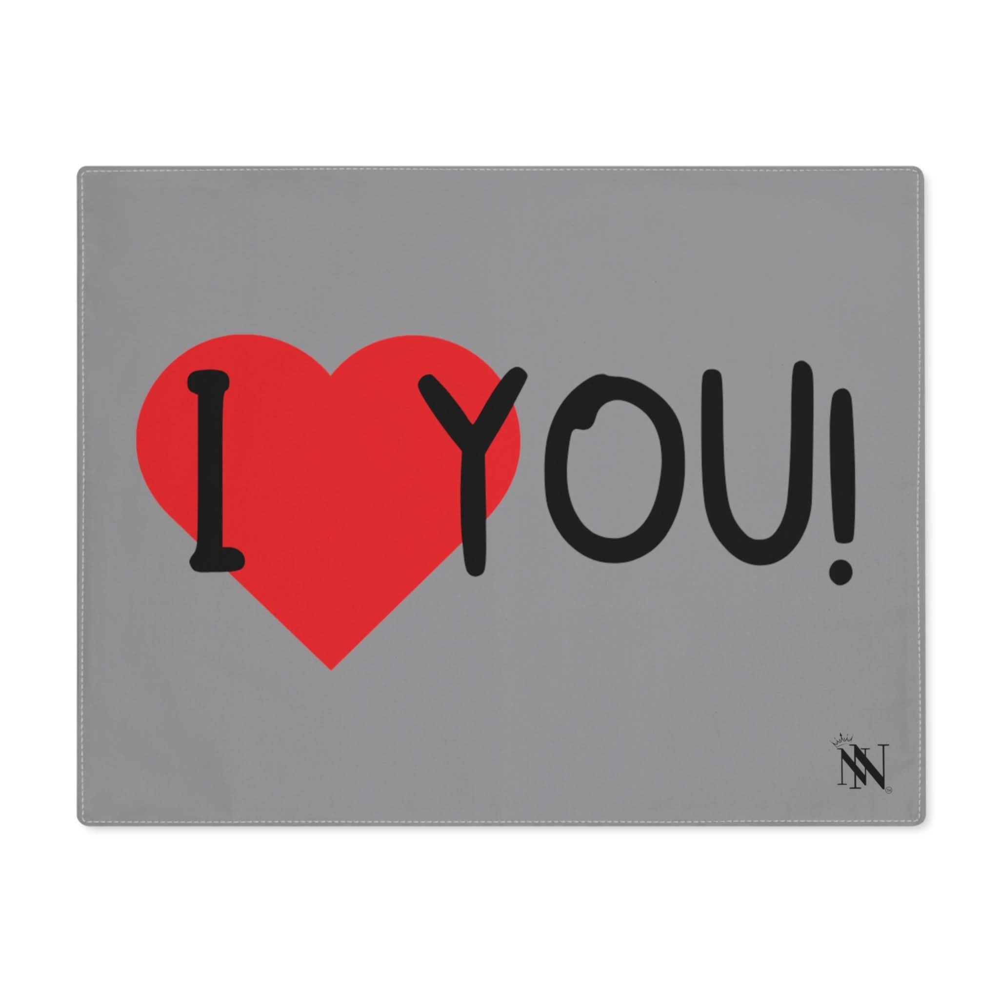 I Love You! Grey | Mix & Match Playful Fun-Flirty Lovers’ Toy Mats