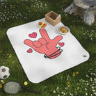 I Love You Hand Sign | Mix Match Fun-Flirty Lovers’ Water-Resistant Blankets