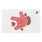 I Love You Hand Sign | Mix & Match Soft Fun-Flirty Lovers’ Towels