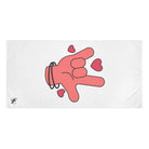 I Love You Hand Sign | Mix & Match XL Fun-Flirty Lovers’ Towels