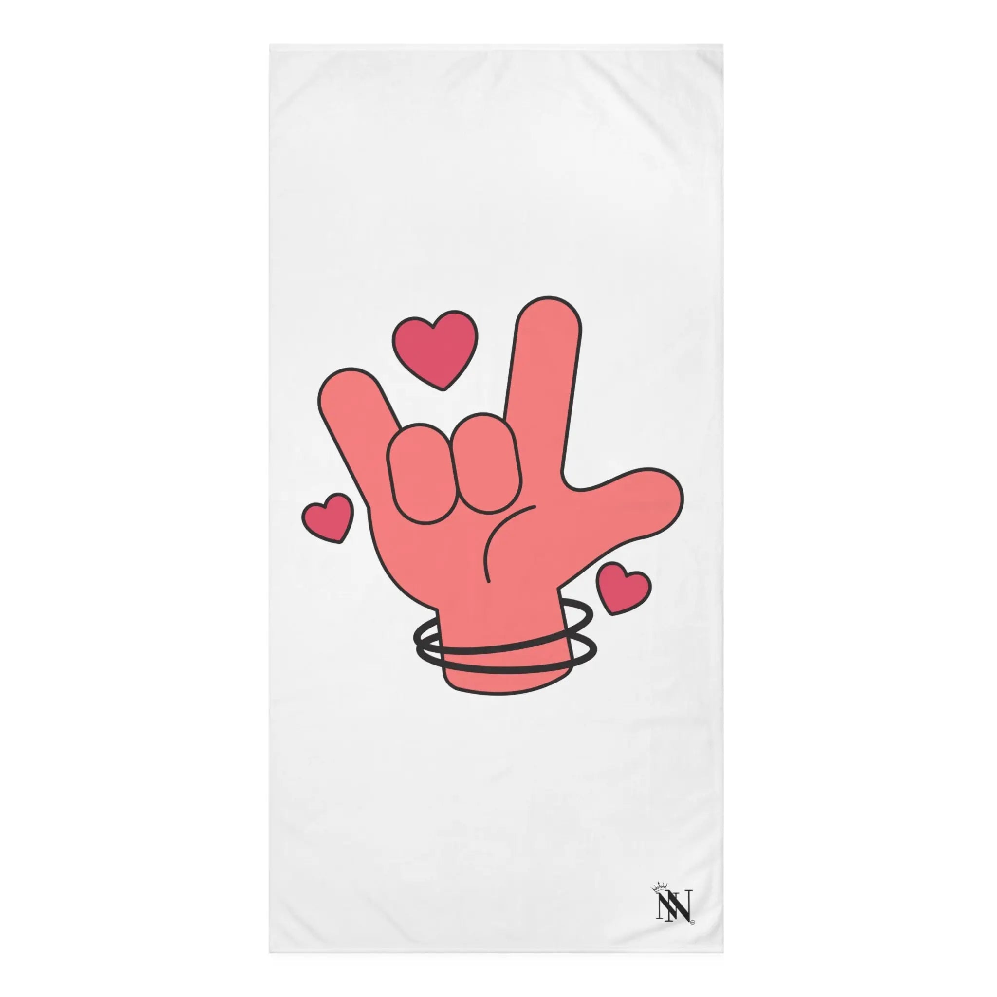 I Love You Hand Sign | Mix & Match XL Fun-Flirty Lovers’ Towels