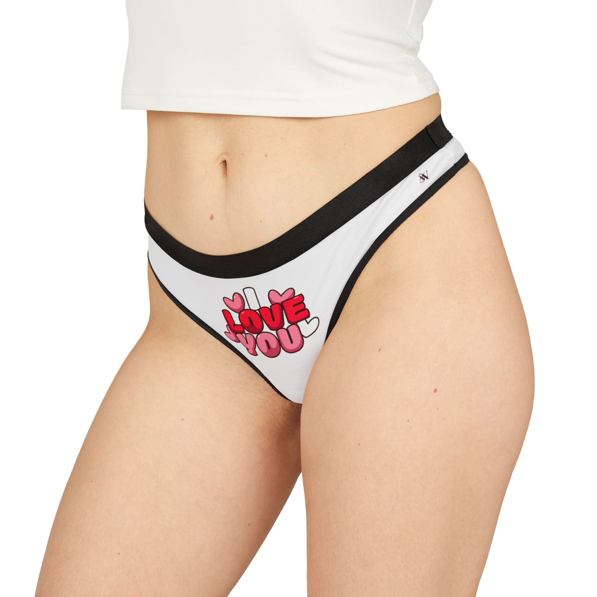 I Love You Hearts | Mix & Match Women’s Fun-Flirty Lovers’ Thongs