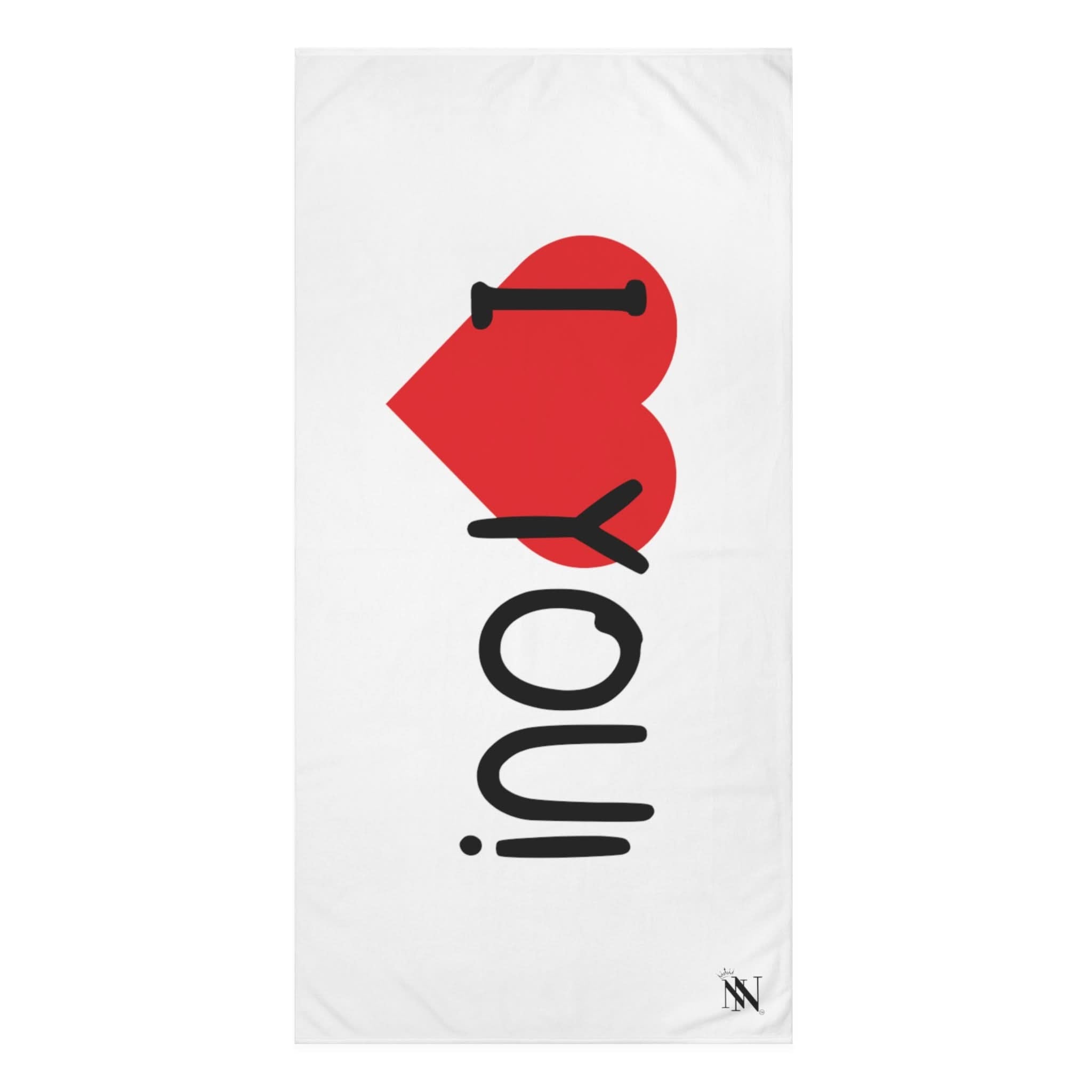 I Love You! | Mix & Match Naughty XL Fun-Flirty Lovers’ Towels