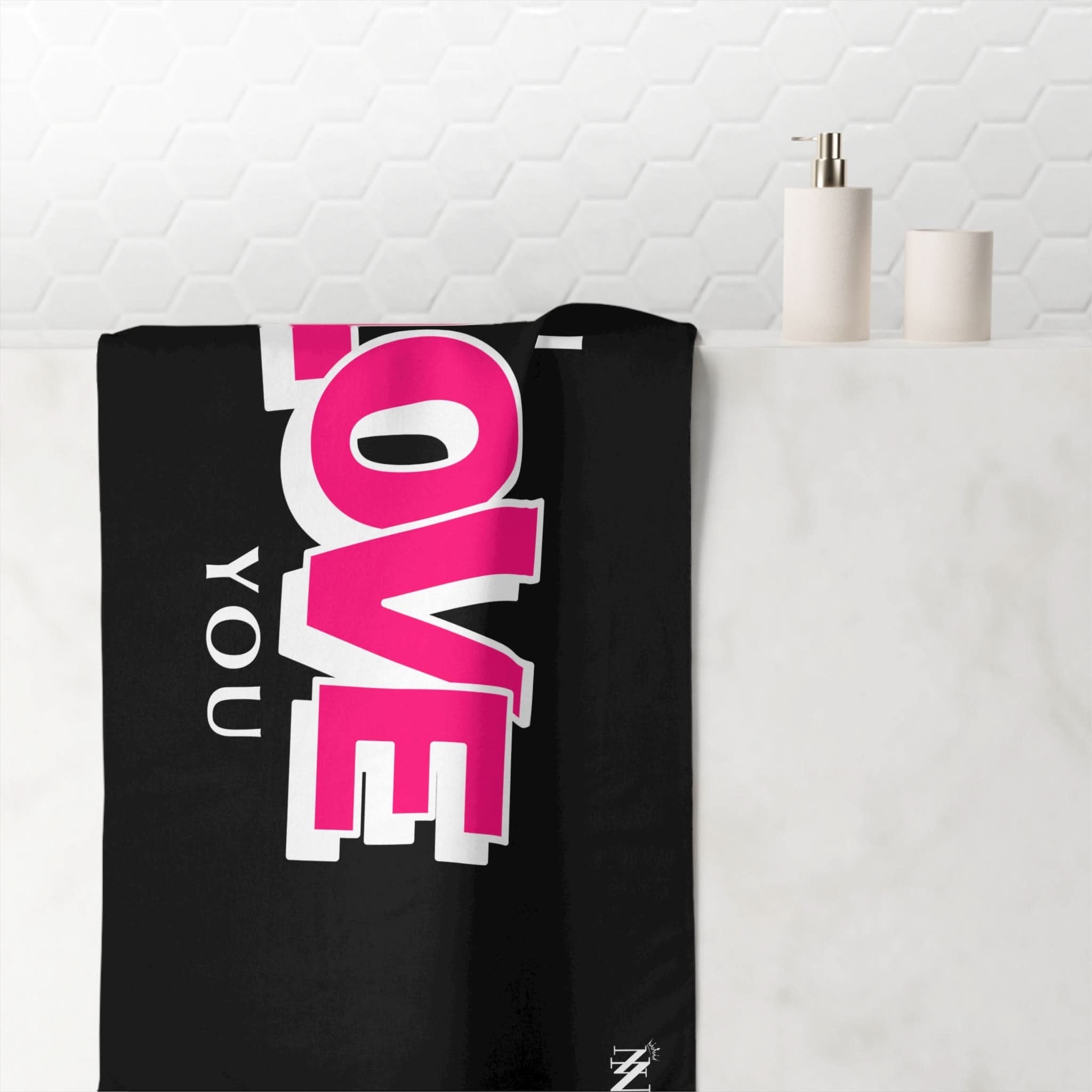 I Love You | Mix & Match Naughty XL Fun-Flirty Lovers’ Towels