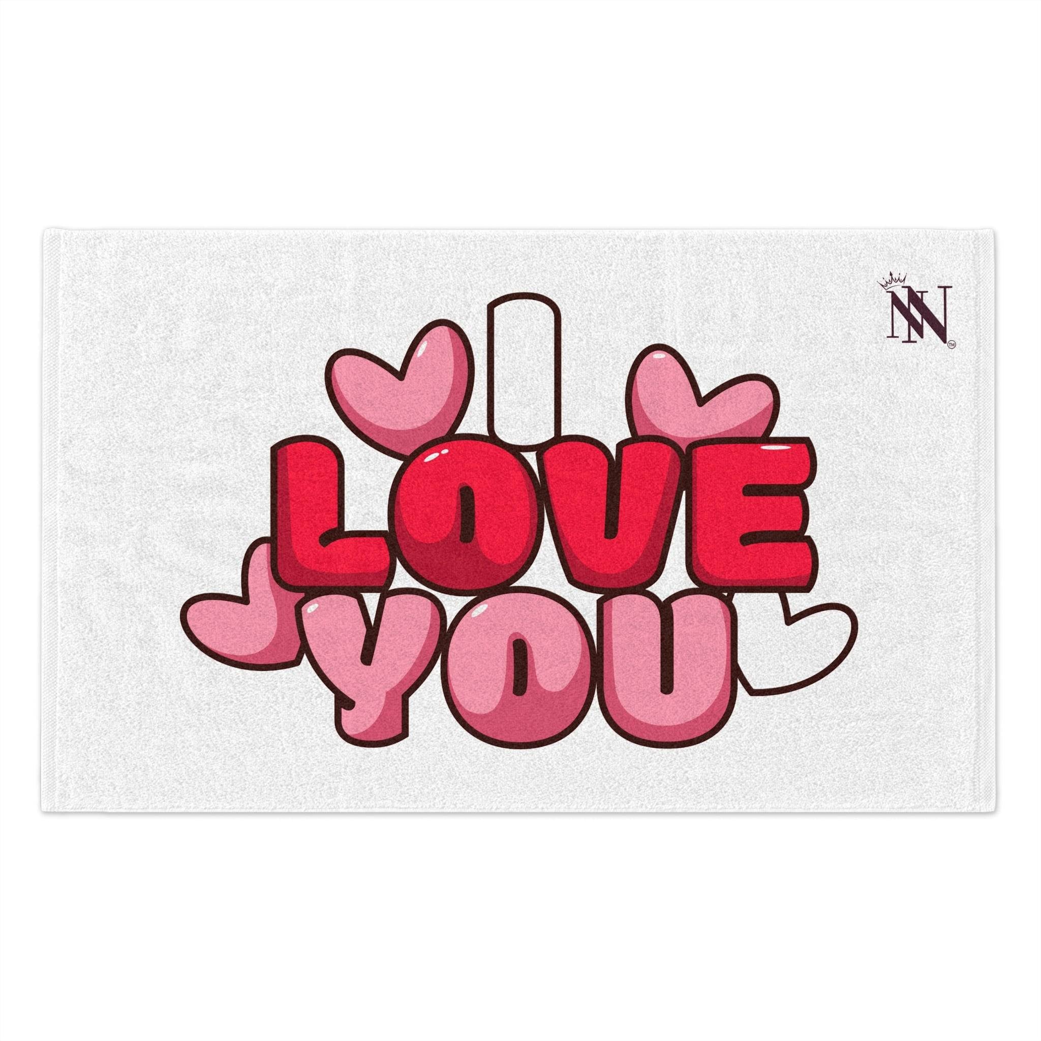I Love You | Mix & Match Soft Fun-Flirty Lovers’ Towels