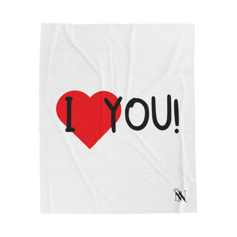I Love You! | Mix & Match Velveteen Fun-Flirty Lovers’ Blankets