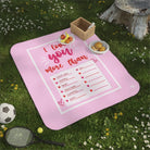 I Love You More Than | Mix Match Fun-Flirty Lovers’ Water-Resistant Blankets