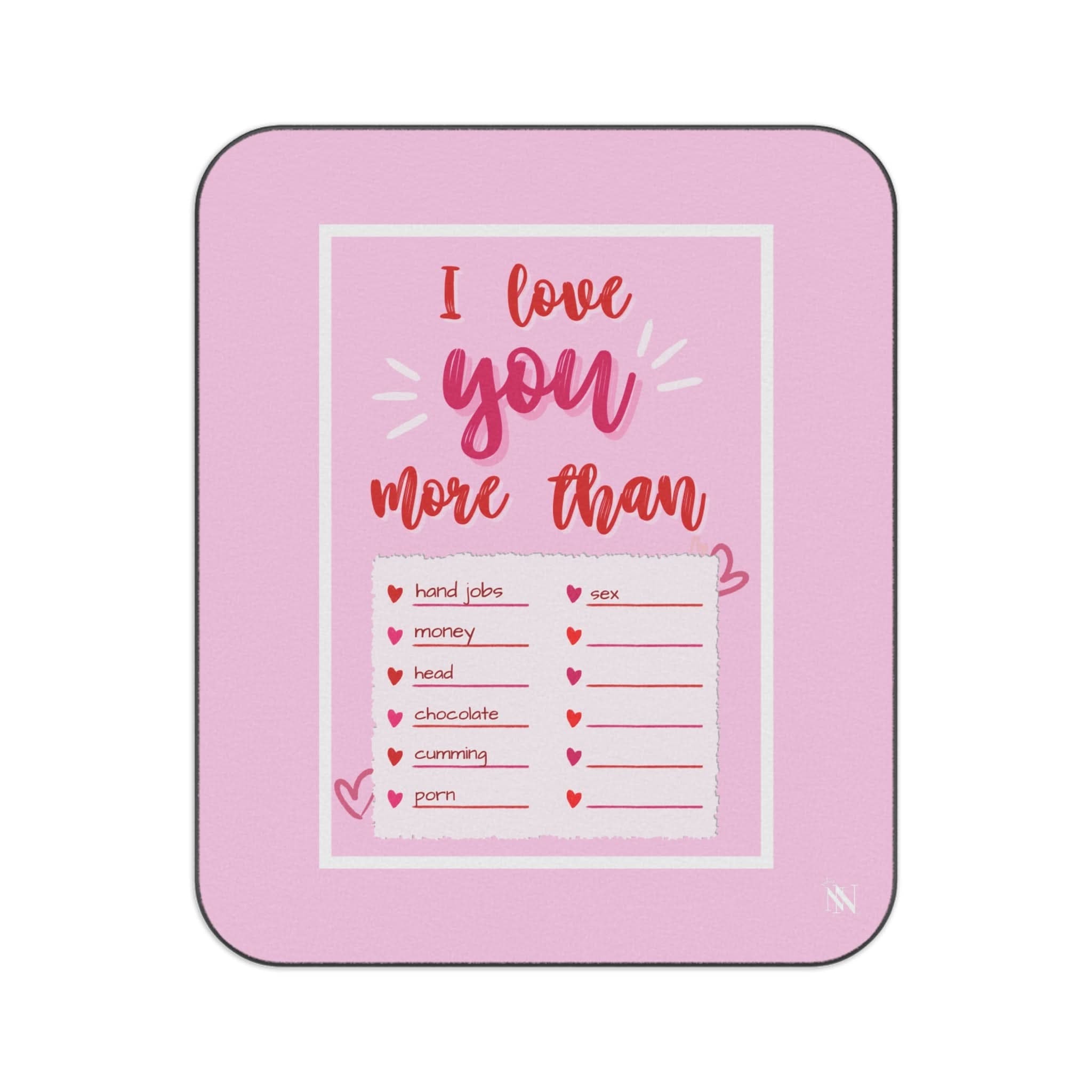 I Love You More Than | Mix Match Fun-Flirty Lovers’ Water-Resistant Blankets