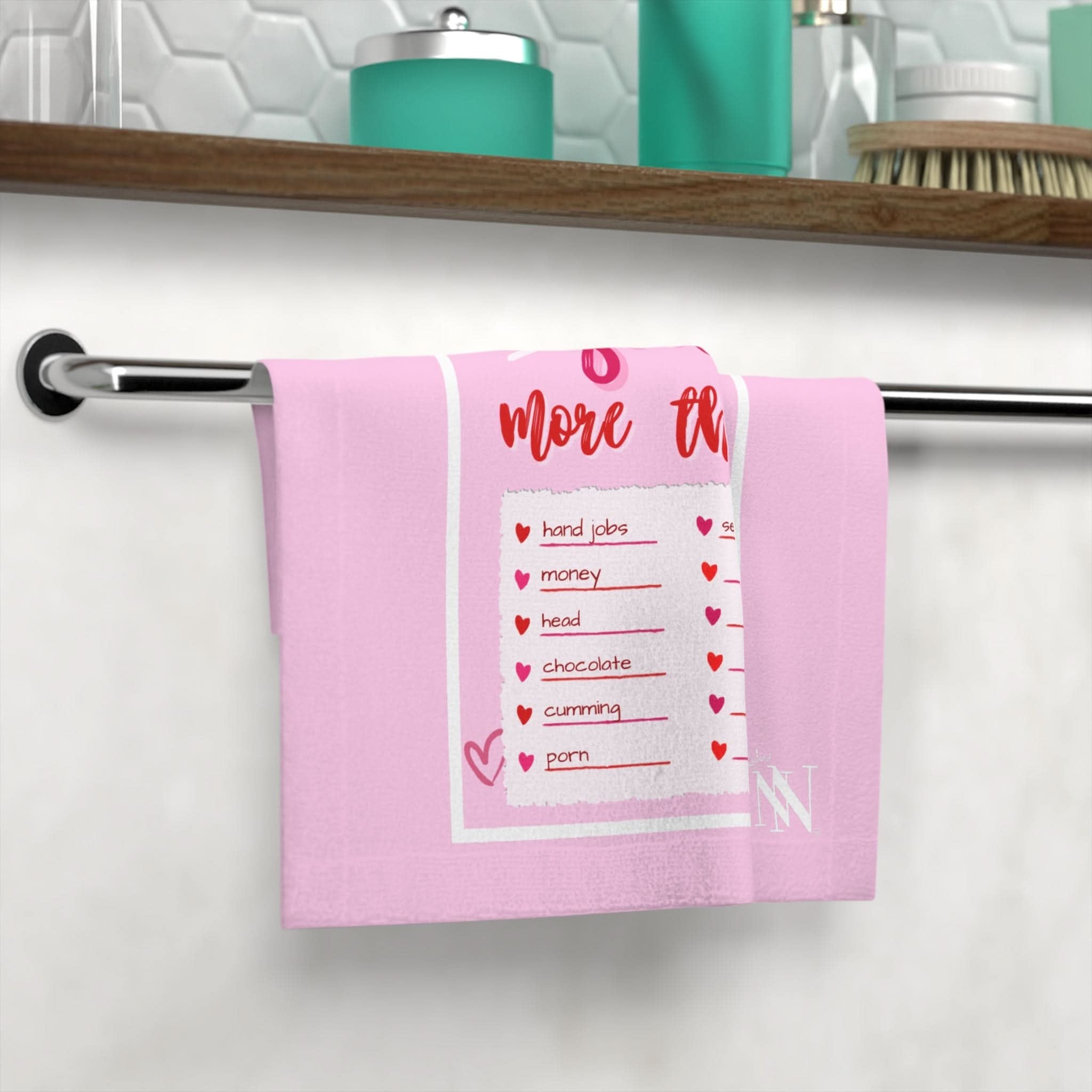 I Love You More Than | Mix & Match Lils’ Fun-Flirty Lovers’ Towels
