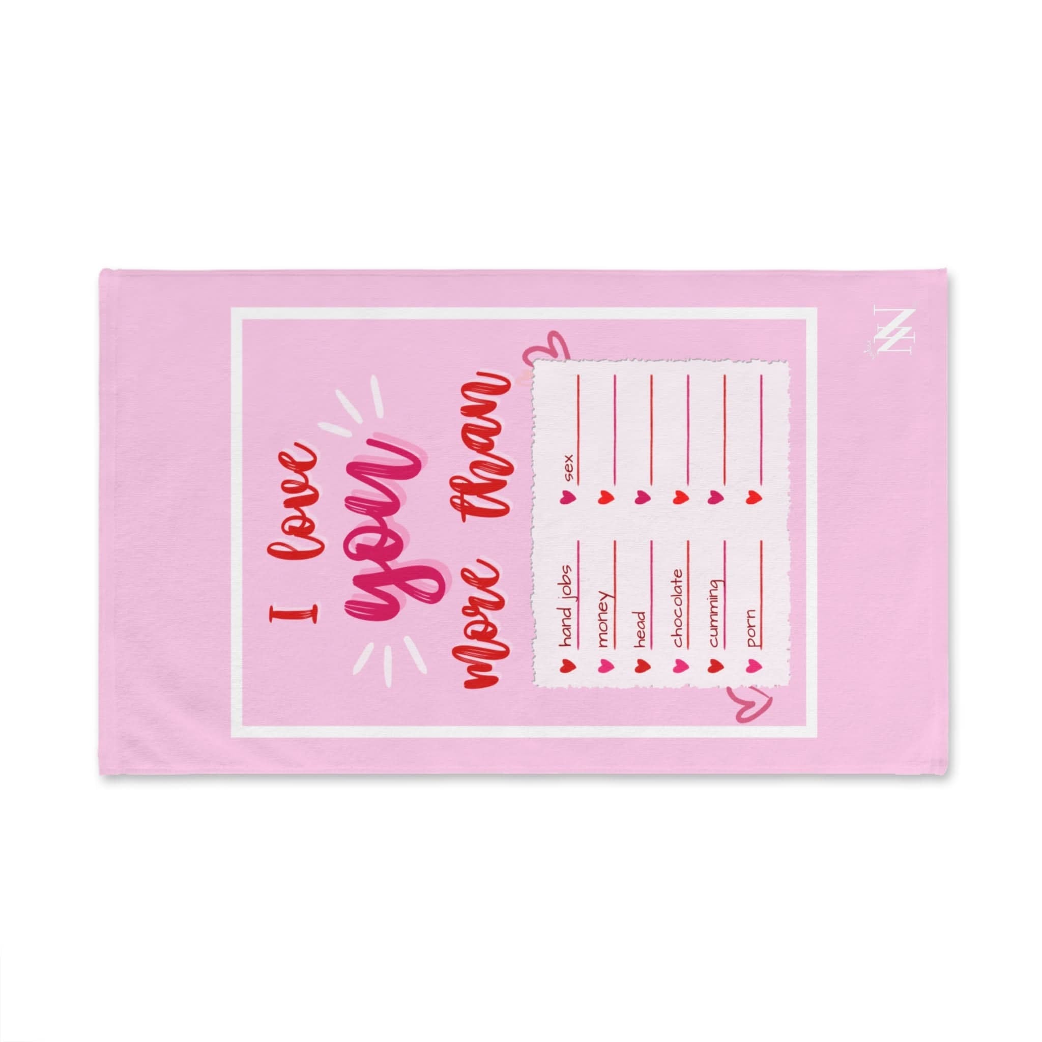 I Love You More Than | Mix & Match Original Fun-Flirty Lovers’ Towels