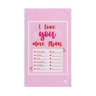 I Love You More Than | Mix & Match Original Fun-Flirty Lovers’ Towels