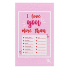I Love You More Than Mix & Match Soft Sex Towels | Flirty Lovers’ Gifts