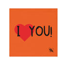 I Love You! Orange | Mix & Match Lils’ Fun-Flirty Lovers’ Towels