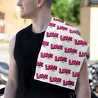 I Love You Pattern | Mix & Match Soft Fun-Flirty Lovers’ Towels
