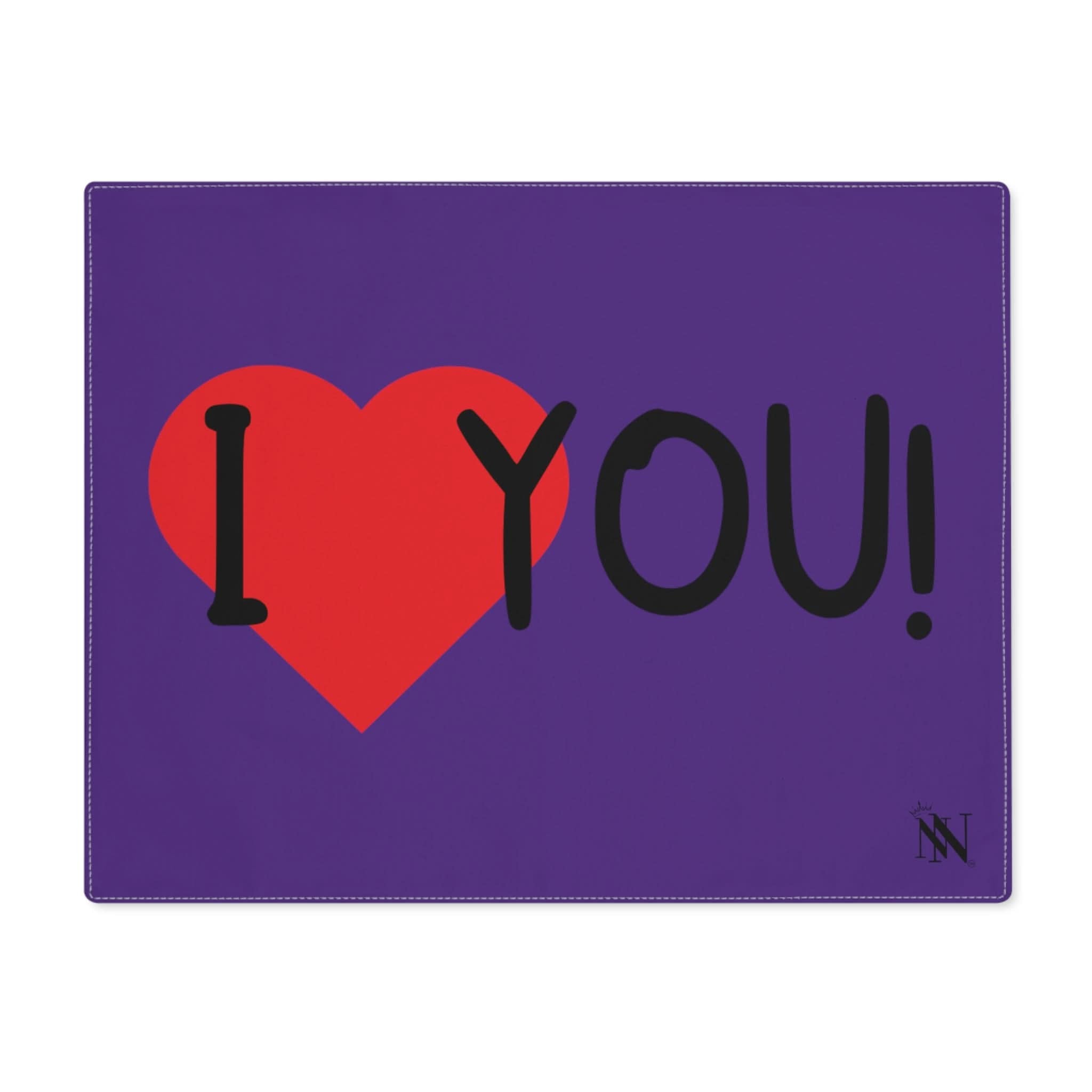 I Love You! Purple | Mix & Match Playful Fun-Flirty Lovers’ Toy Mats