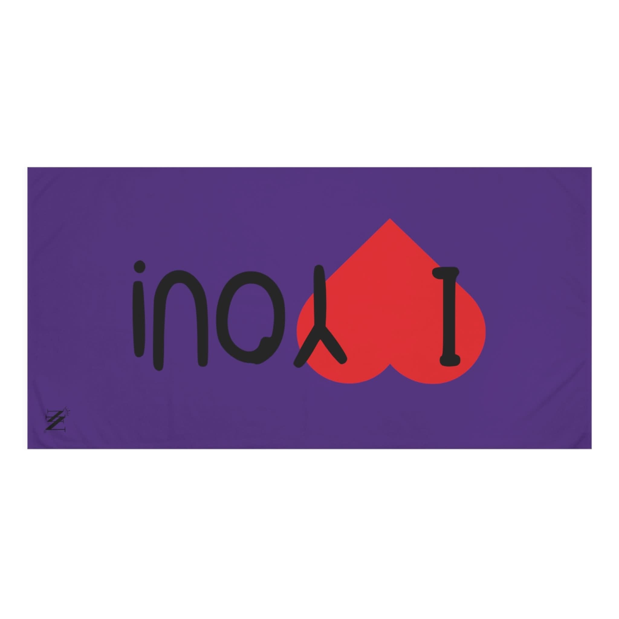 I Love You! Purple | Mix & Match XL Fun-Flirty Lovers’ Towels