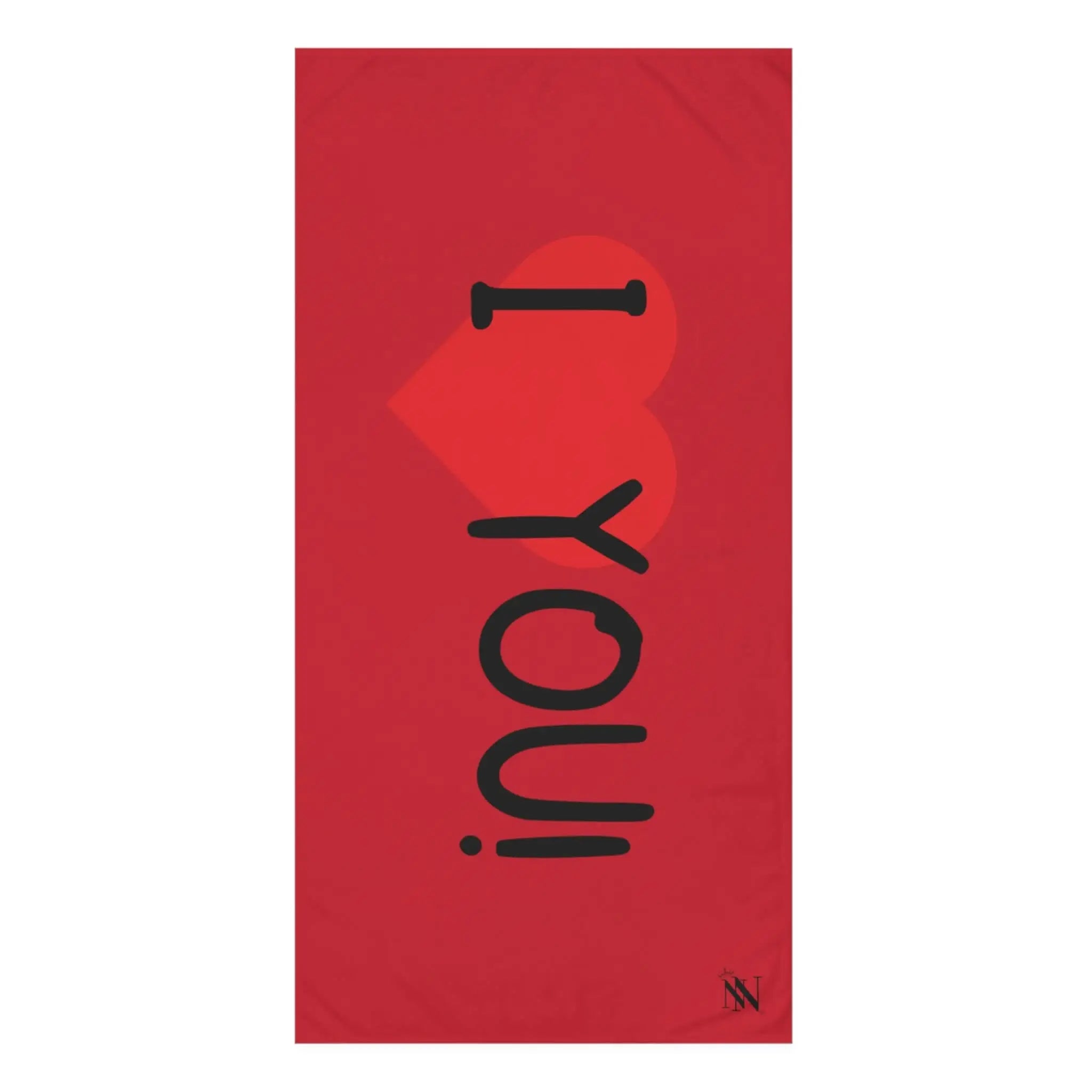 I Love You! Red | Mix & Match XL Fun-Flirty Lovers’ Towels