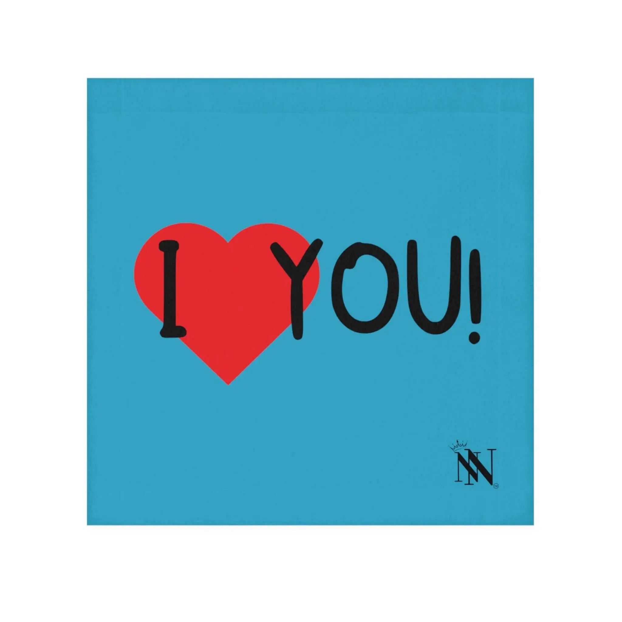 I Love You! Teal | Mix & Match Lils’ Fun-Flirty Lovers’ Towels