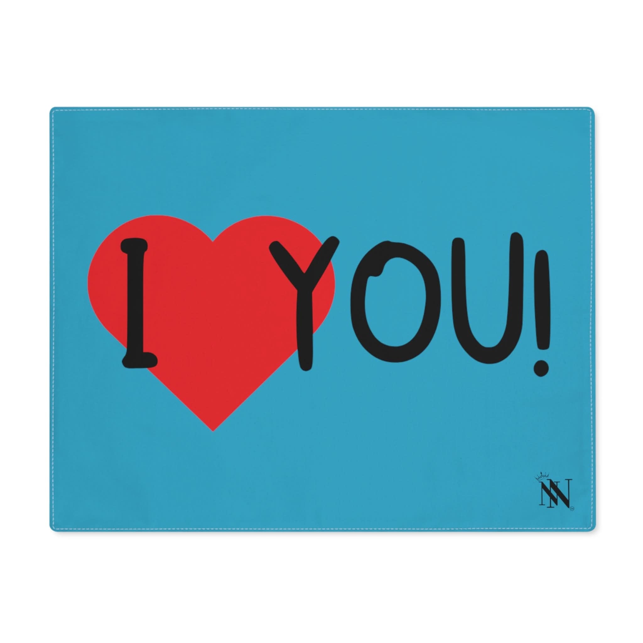 I Love You! Teal | Mix & Match Playful Fun-Flirty Lovers’ Toy Mats