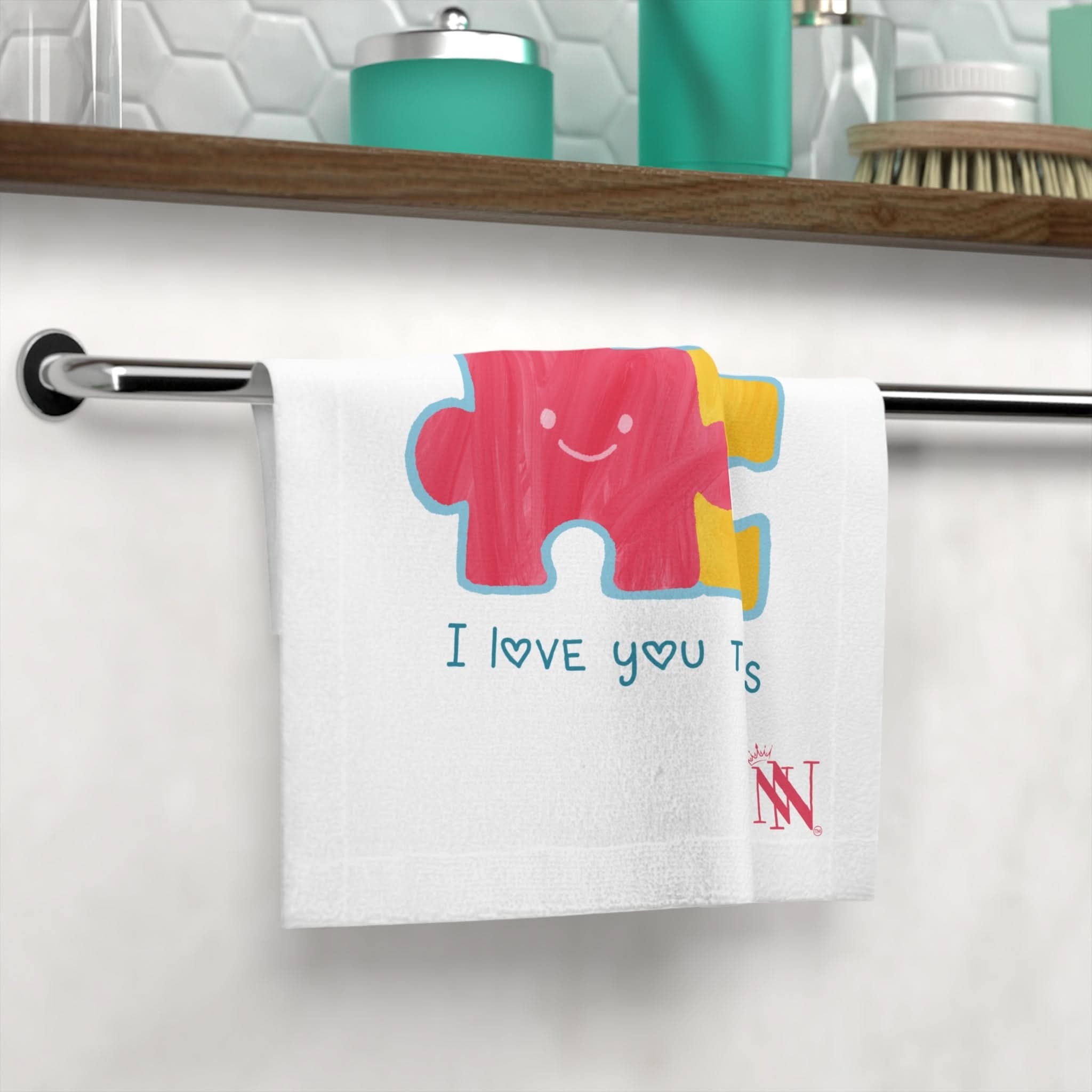 I Love You To Pieces | Mix & Match Lils’ Fun-Flirty Lovers’ Towels