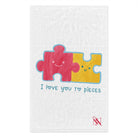 I Love You to Pieces | Mix & Match Soft Fun-Flirty Lovers’ Towels