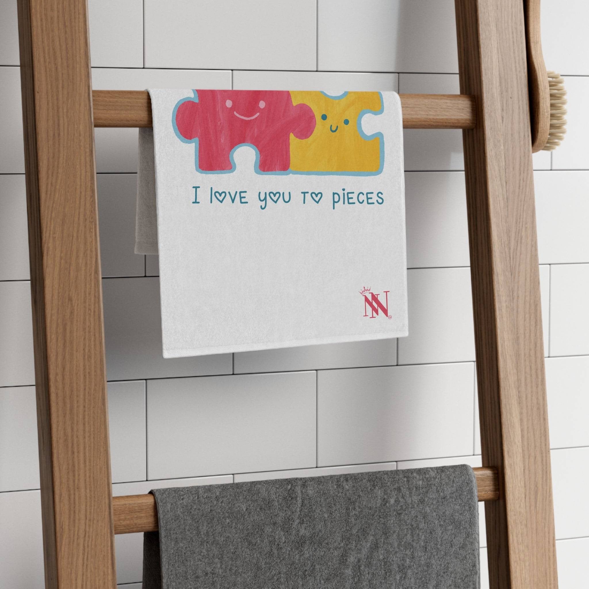 I Love You to Pieces | Mix & Match Soft Fun-Flirty Lovers’ Towels