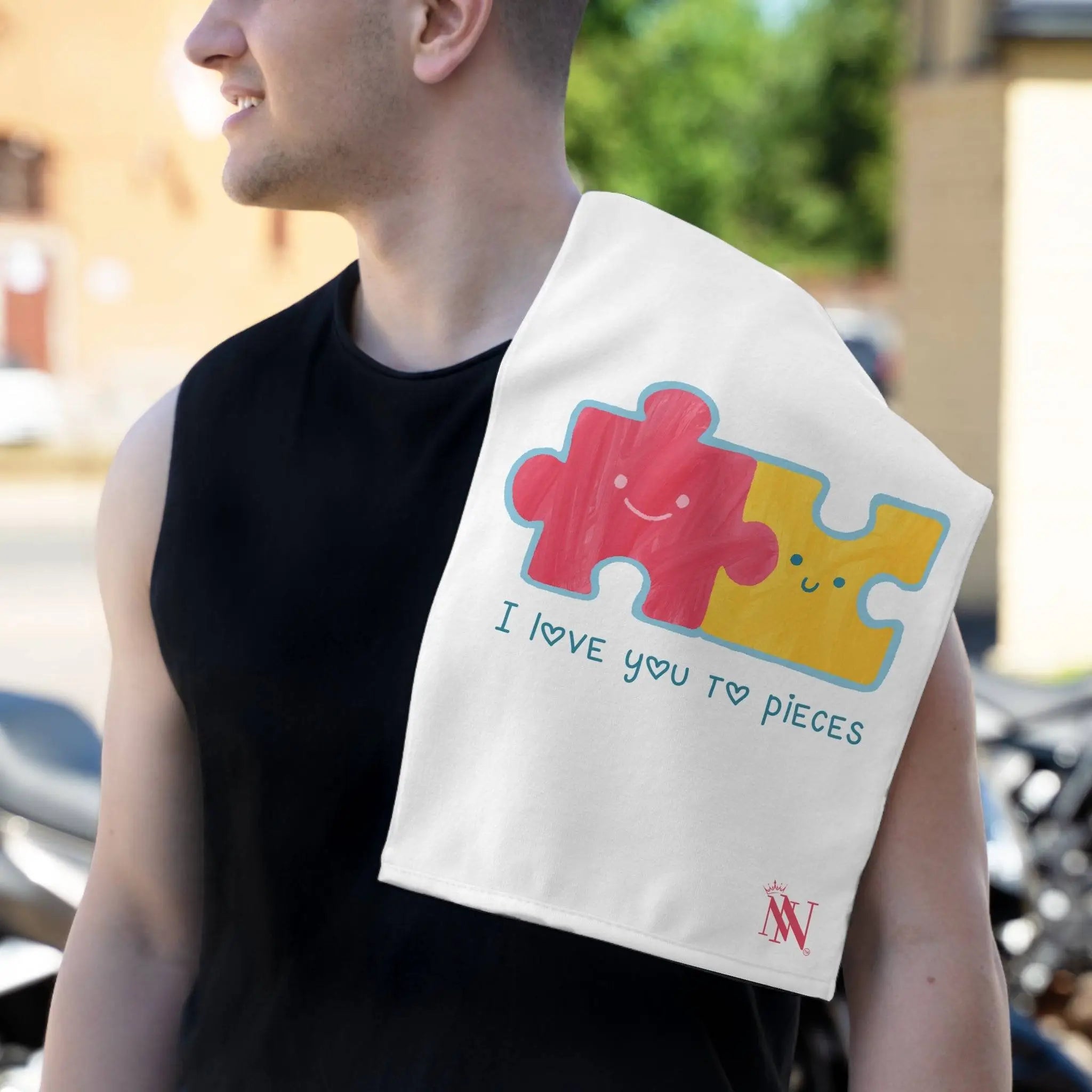 I Love You to Pieces | Mix & Match Soft Fun-Flirty Lovers’ Towels