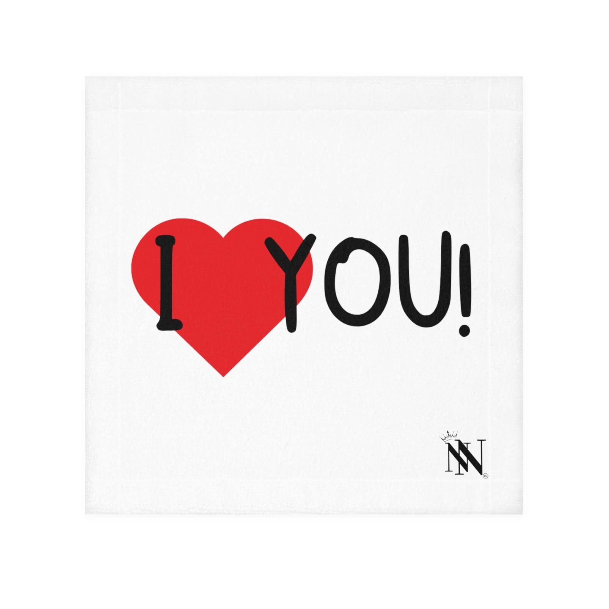 I Love You! White | Mix & Match Lils’ Fun-Flirty Lovers’ Towels