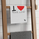 I Love Your Love! | Mix & Match Soft Fun-Flirty Lovers’ Towels
