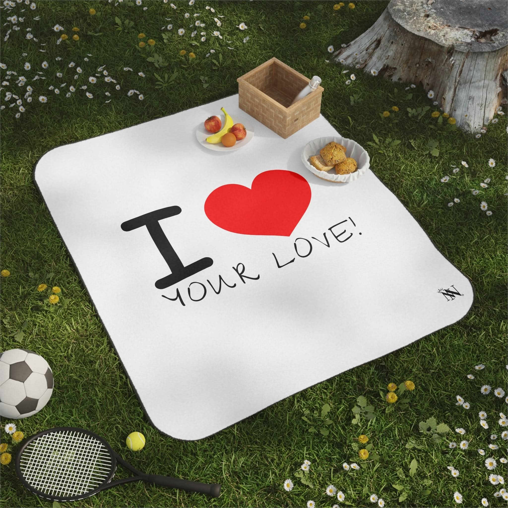 I Love Your Love | Mix Match Fun-Flirty Lovers’ Water-Resistant Blankets