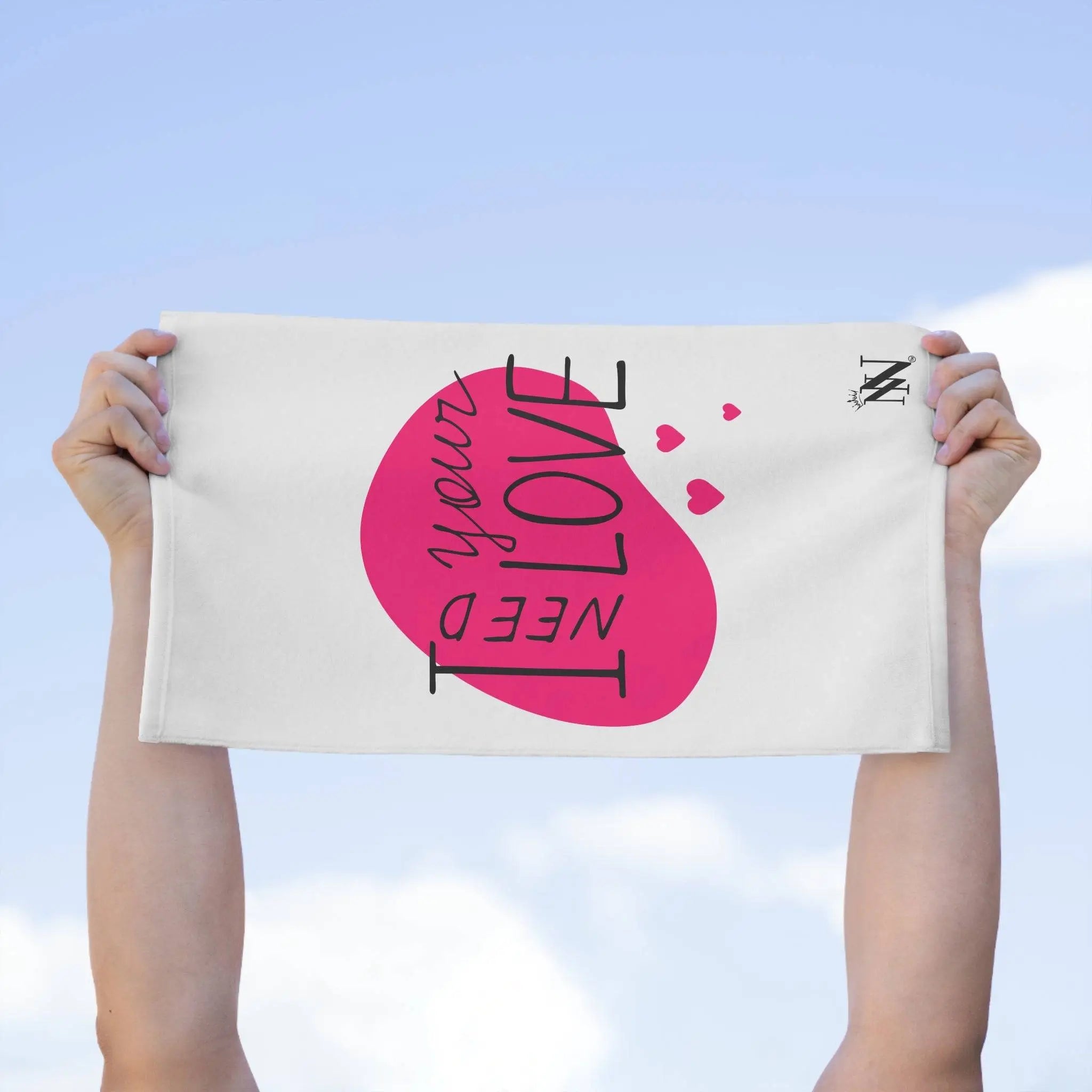 I Need Your Love | Mix & Match Soft Fun-Flirty Lovers’ Towels