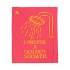 I Prefer A Golden Shower | Mix & Match Fun-Flirty Lovers’ Blankets