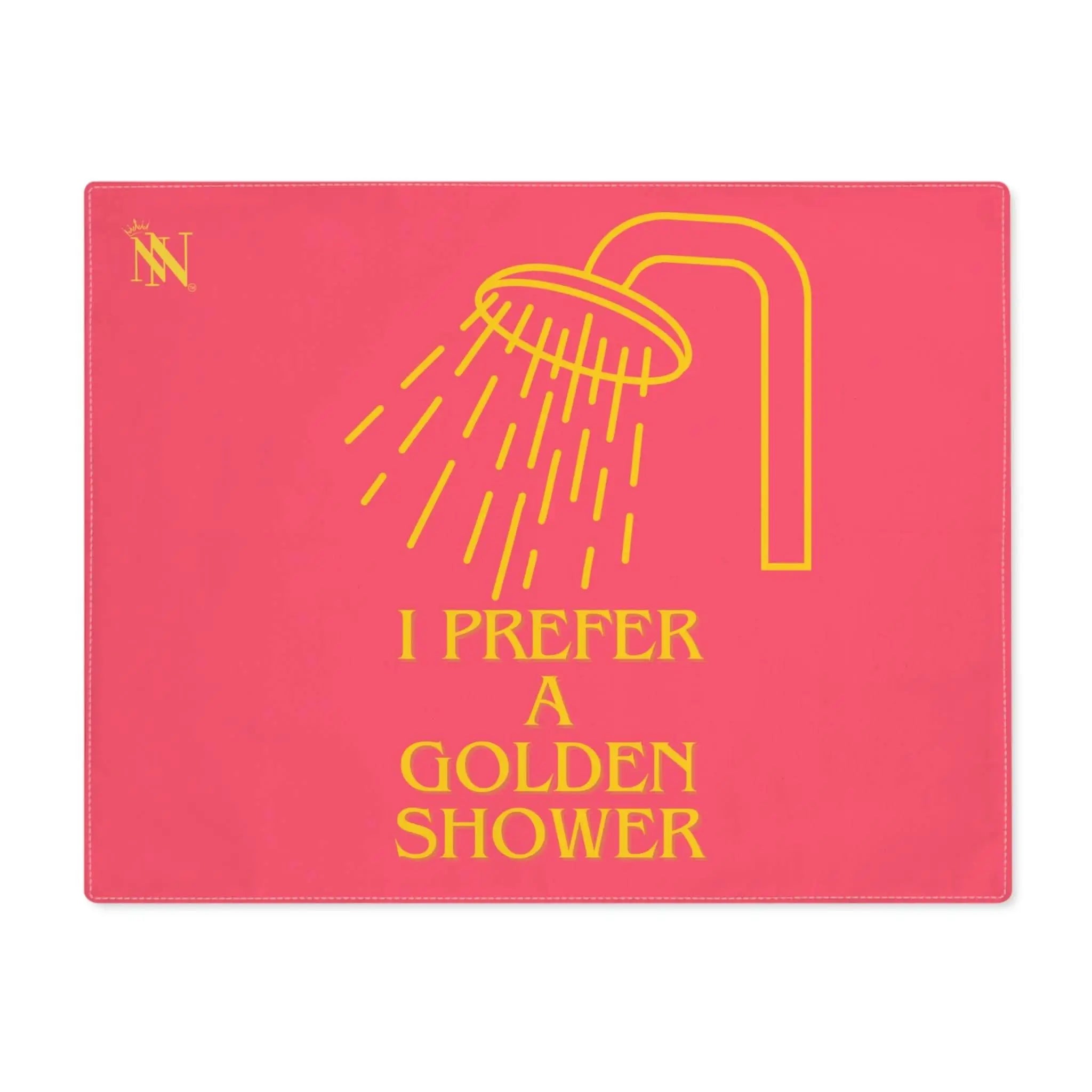 I Prefer A Golden Shower | Mix & Match Playful Fun-Flirty Lovers’ Toy Mats