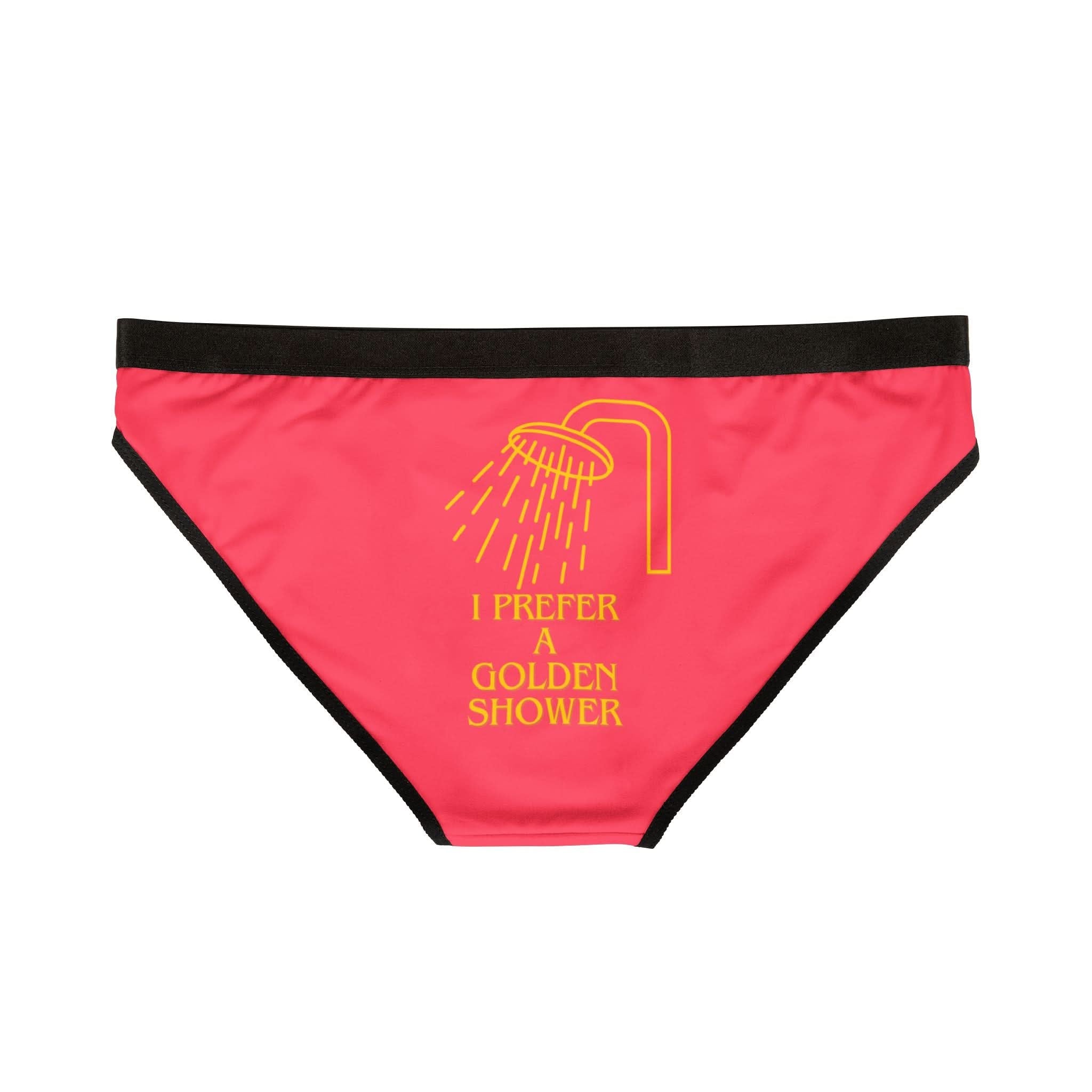 I Prefer A Golden Shower | Mix & Match Women’s Fun-Flirty Lovers’ Panties